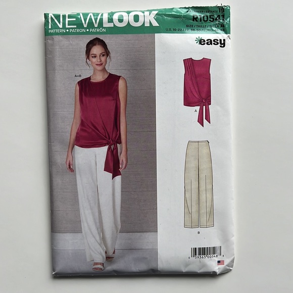 Lot of 4 Recent EASY SEWING PATTERNS New Look R10541 R10279 R10274 R 10286 - Picture 8 of 14